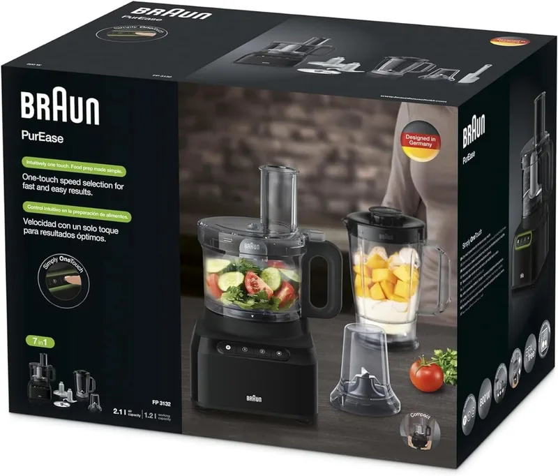 Braun Food Processor 800W FP3132BK