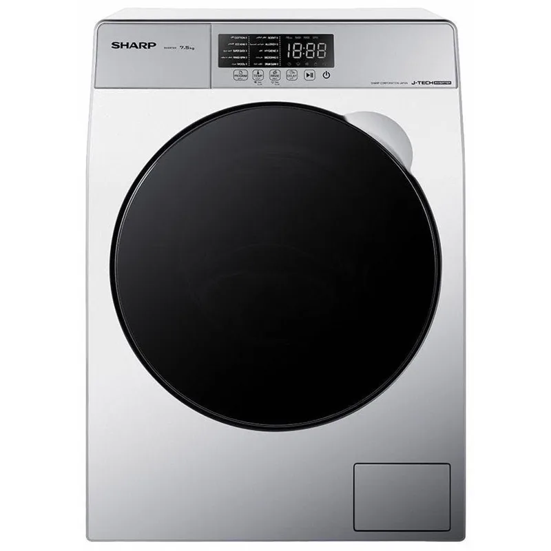 Sharp 7.5kg Front Load Steam Washer 1200 RPM ES-FE752KLE-W