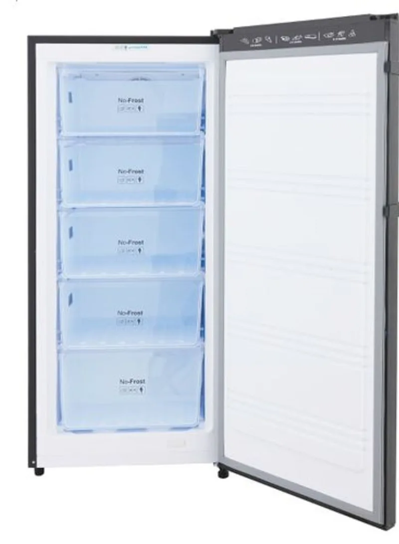 Fresh Upright Deep Freezer 5 Drawers Silver FNU-LR250S