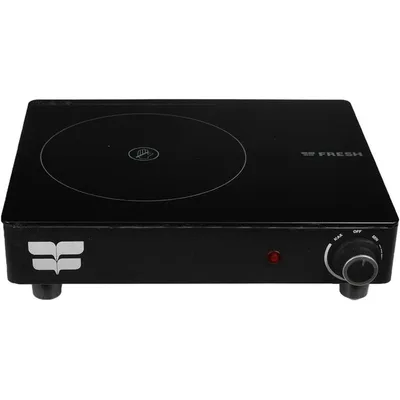 Fresh Single Burner Ceramic Hot Plate Black