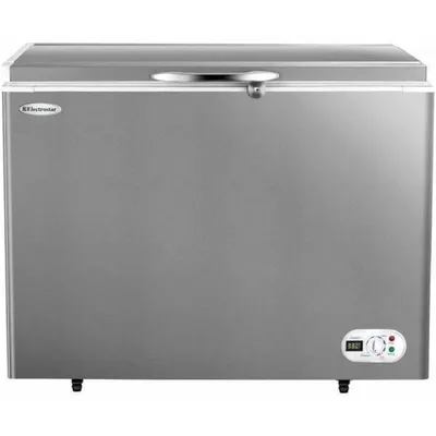 Electrostar Chest Deep Freezer 150L Silver Stainless LC150SLST0