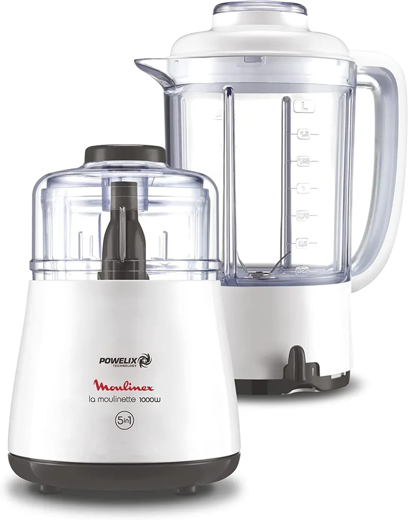 Moulinex Blender with Chopper 1000W Made in France