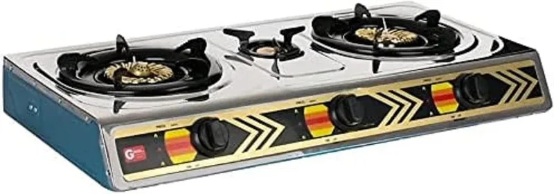 Grand 2.5 Burner Stainless Steel Tabletop Gas Cooker