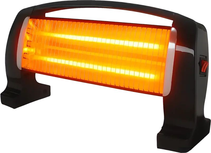 General Jumbo Halogen Heater 3 Bars 1200W Black