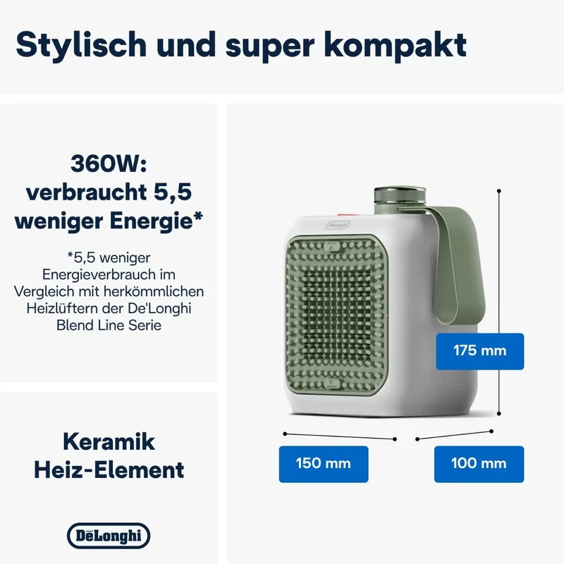 DeLonghi Heater HFX10B03.GR