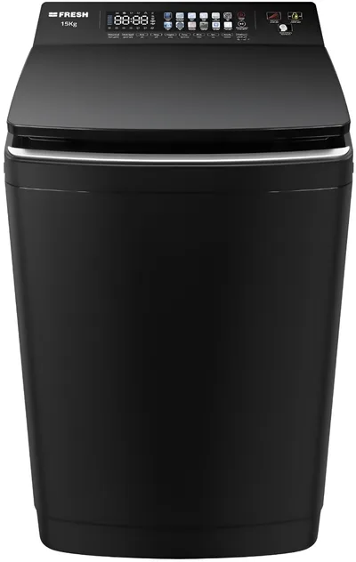 Fresh 15kg Top Load Automatic Washing Machine Black FTM-15B