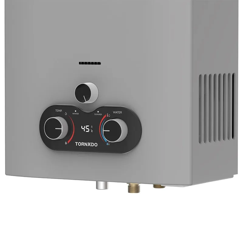 Tornado Natural Gas Water Heater 6L Silver GHM-CO6CNE-S