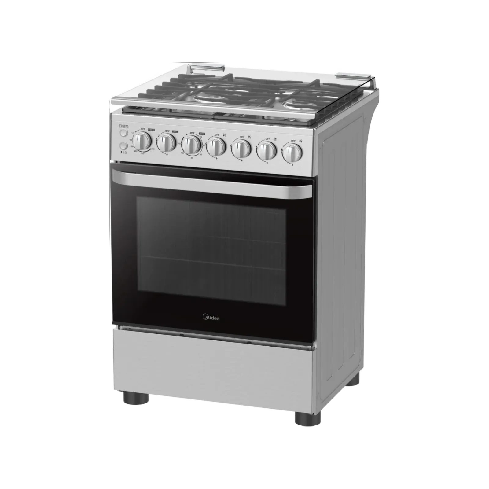 Midea Full Safety Gas Cooker 4 Burners MFO-MG24TE(SS)