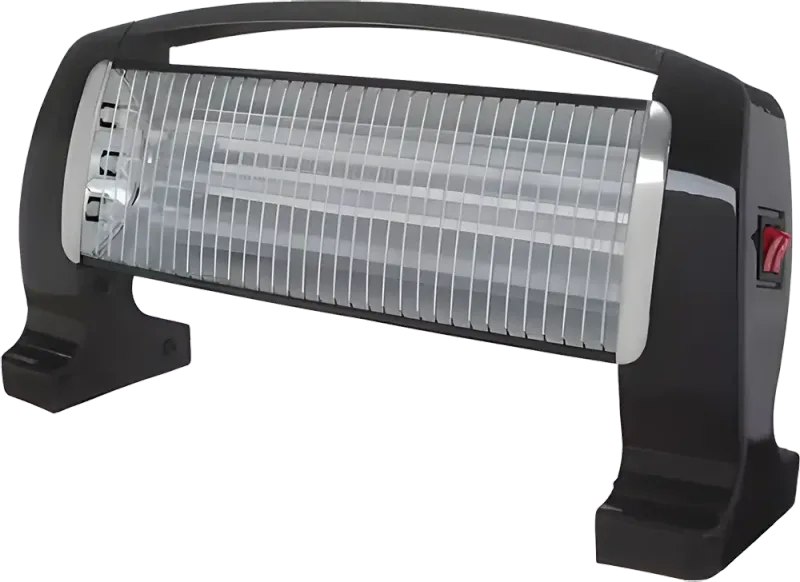 General Jumbo Halogen Heater 3 Bars 1200W Black