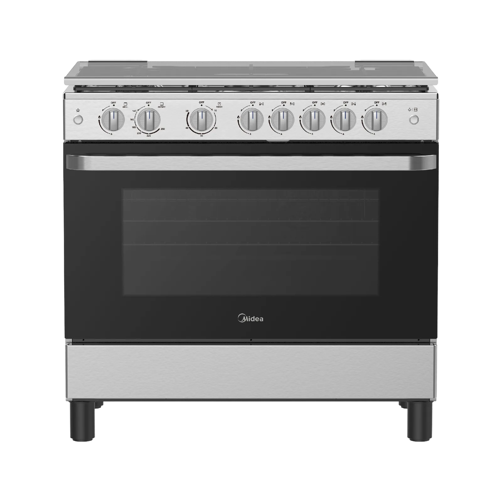 Midea Full Safety Gas Cooker 5 Burners MFO-MG36LE(SS)