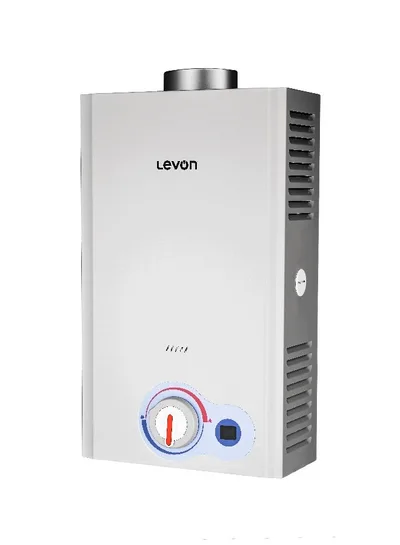 Livon Digital Natural Gas Water Heater 10L Silver 10LDG5