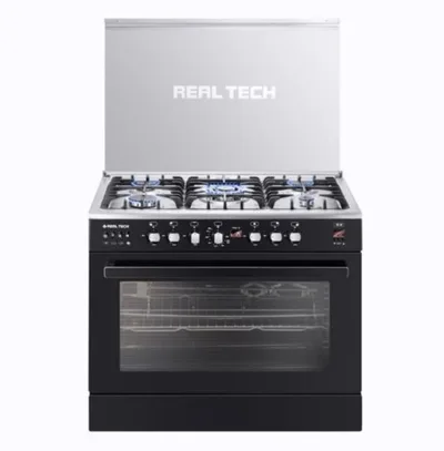 Real Tech New Chef 90 cm Black Gold Cooker 811