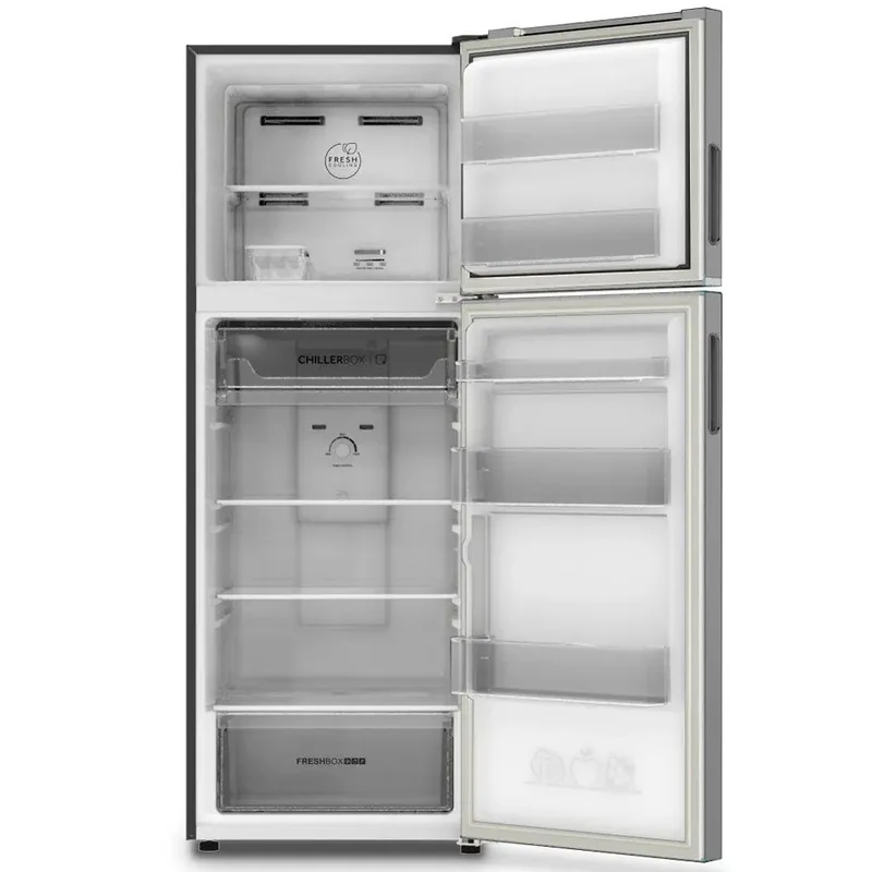 ثلاجة هاير 357 لتر نوفروست فضي HRF-380TMSM-EG