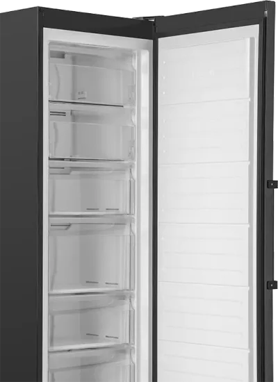 White Point Upright Deep Freezer 7 Drawers Black WPVF371B