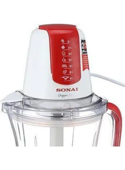 Sonai Chopper 750ml 700W with Garlic Peeler MAR-2074