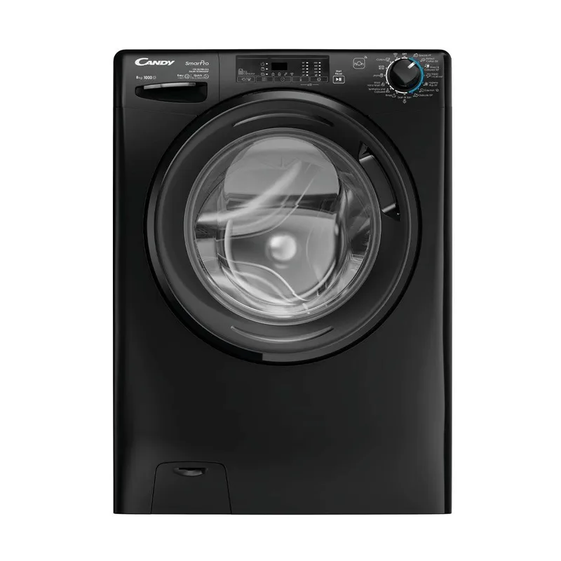 Candy 8kg Front Load Steam Washer 1000 RPM CSH083TBB4-ELA